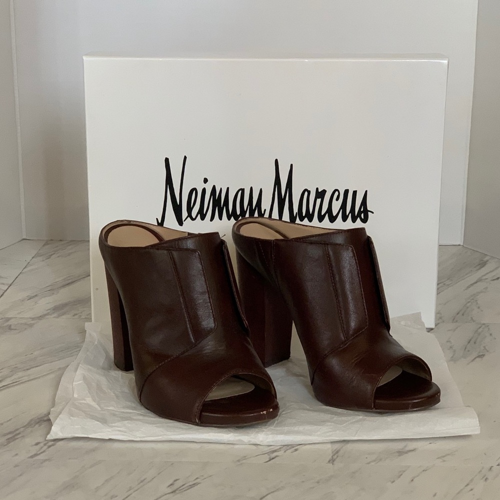 Brown Block Heels
